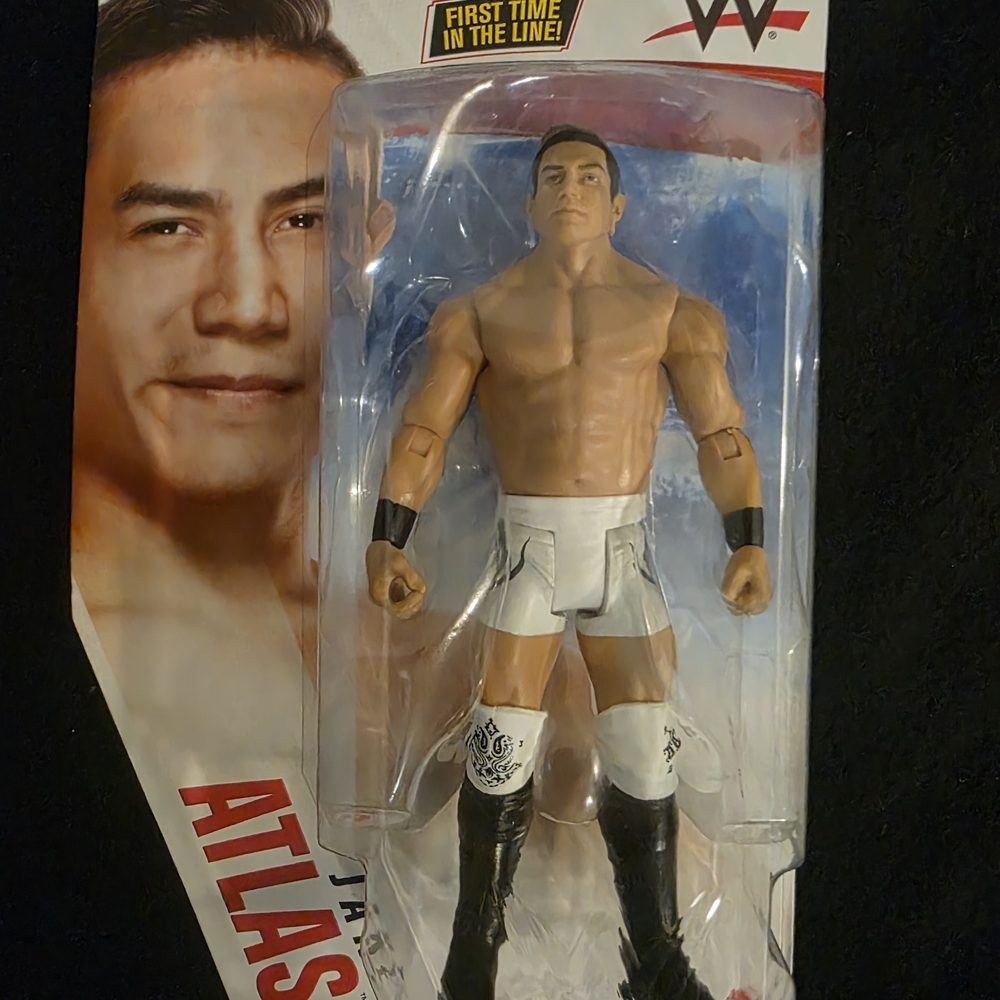 Mattel Action Figure with Black and White Outfit